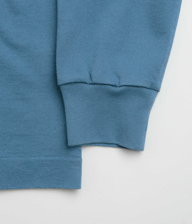 Gramicci Langdon Rugby Shirt in Sky and Apricot