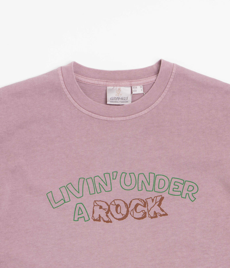 Gramicci Livin' T-Shirt in Lilac Pigment