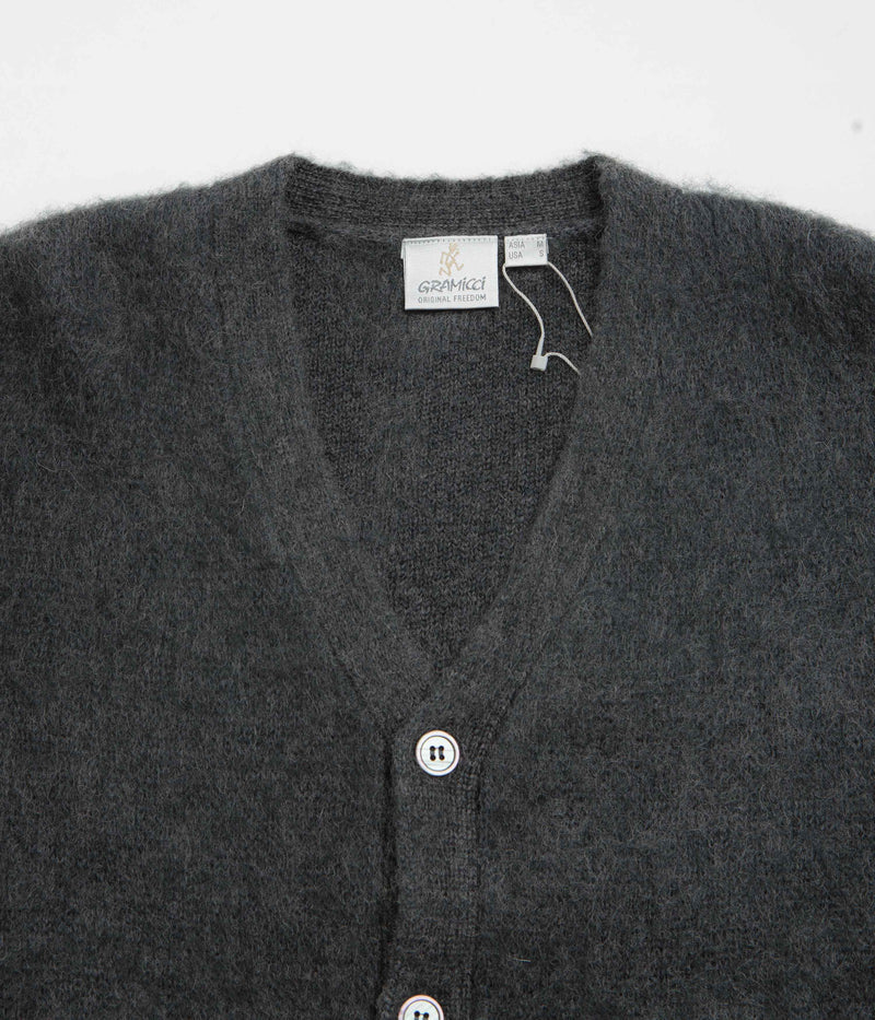 Gramicci Mohair Cardigan in Charcoal