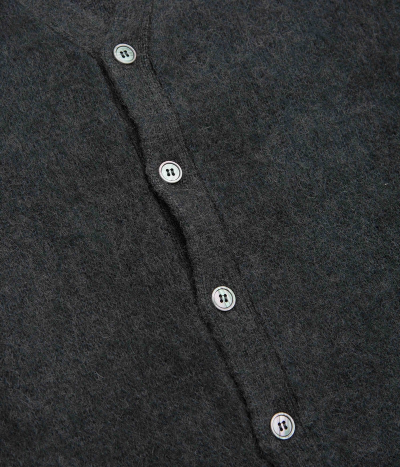 Gramicci Mohair Cardigan in Charcoal
