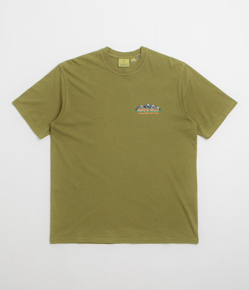 Gramicci Mountaineering T-Shirt in Pistachio Pigment