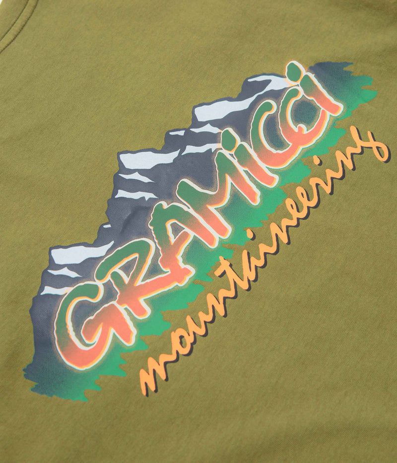 Gramicci Mountaineering T-Shirt in Pistachio Pigment