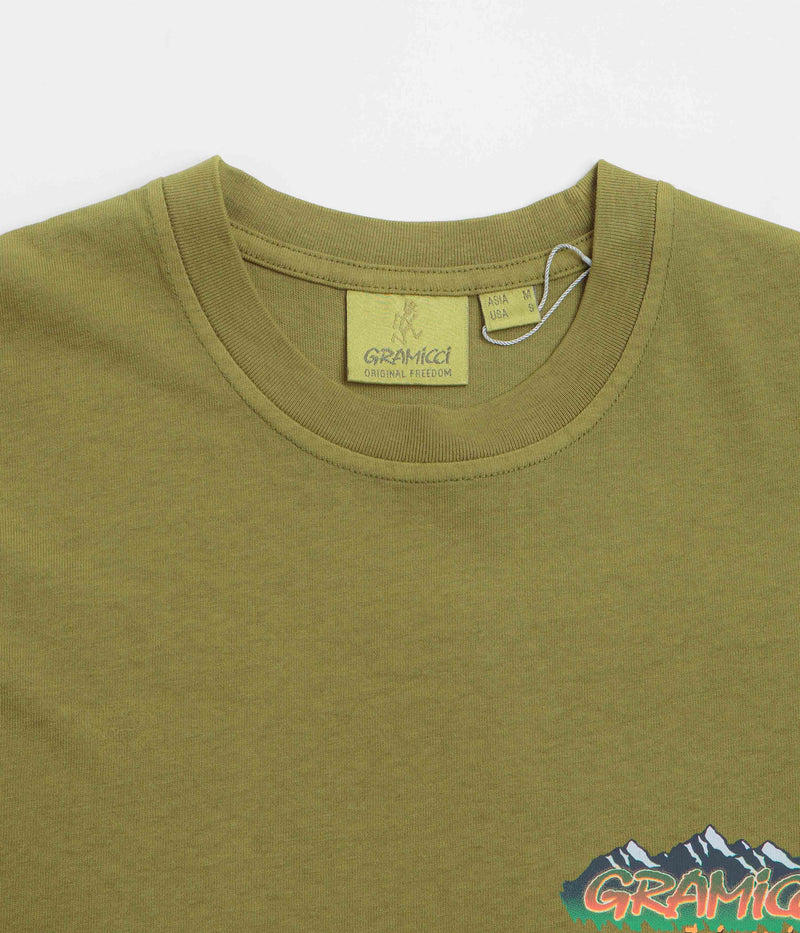 Gramicci Mountaineering T-Shirt in Pistachio Pigment