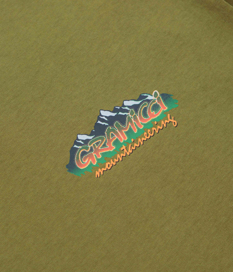 Gramicci Mountaineering T-Shirt in Pistachio Pigment
