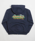 Gramicci Mountaineering Zip Hoodie in Navy