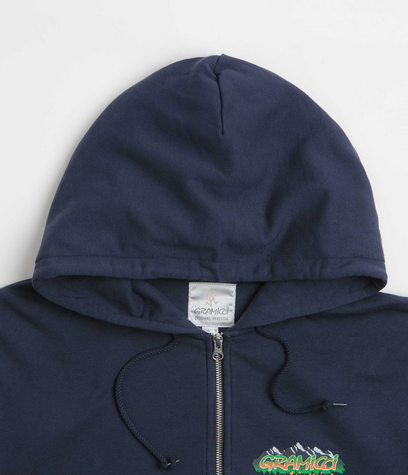 Gramicci Mountaineering Zip Hoodie in Navy