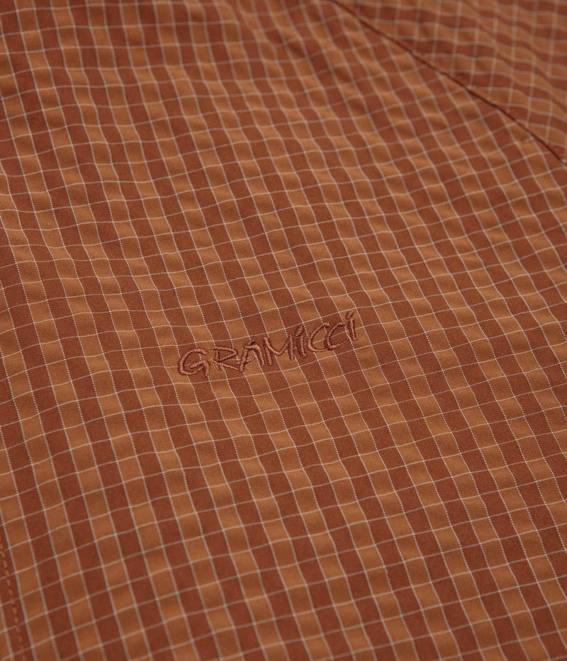 Gramicci Northside Plaid Jacket in Brick