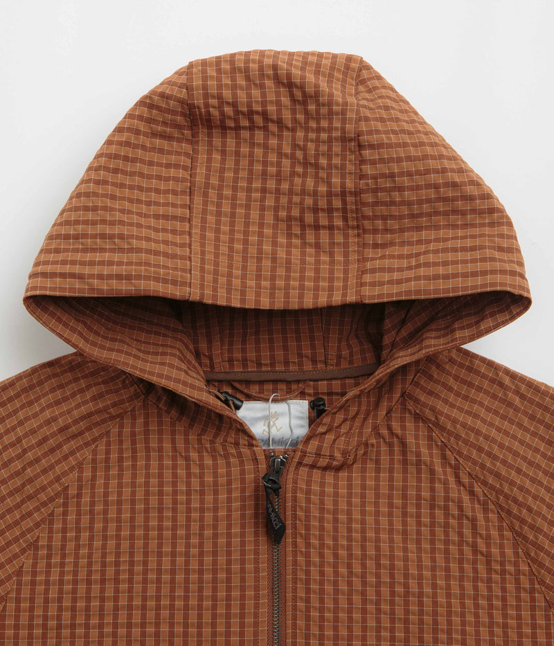 Gramicci Northside Plaid Jacket in Brick