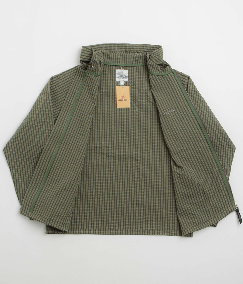 Gramicci Northside Plaid Jacket in Olive