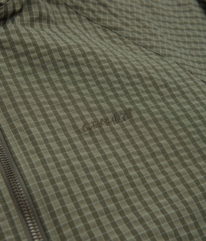 Gramicci Northside Plaid Jacket in Olive