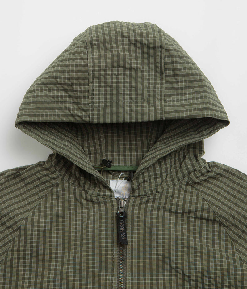 Gramicci Northside Plaid Jacket in Olive