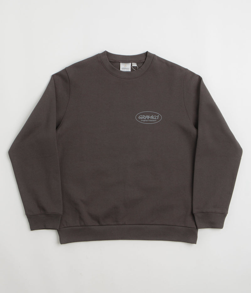 Gramicci Original Freedom Crewneck Sweatshirt in Deep Brown
