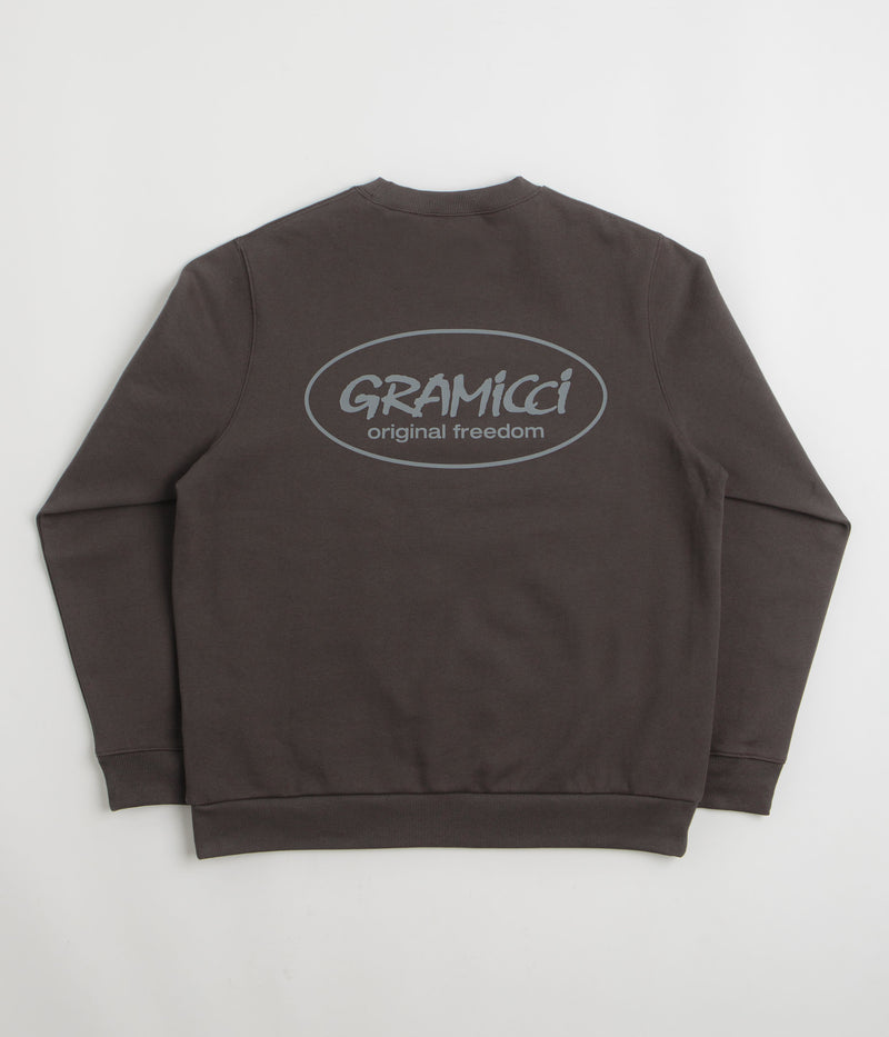 Gramicci Original Freedom Crewneck Sweatshirt in Deep Brown