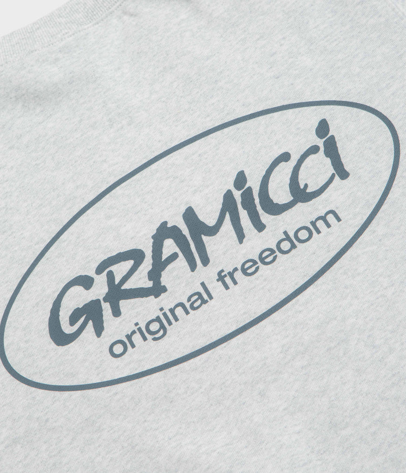 Gramicci Original Freedom Crewneck Sweatshirt in Heather Ash