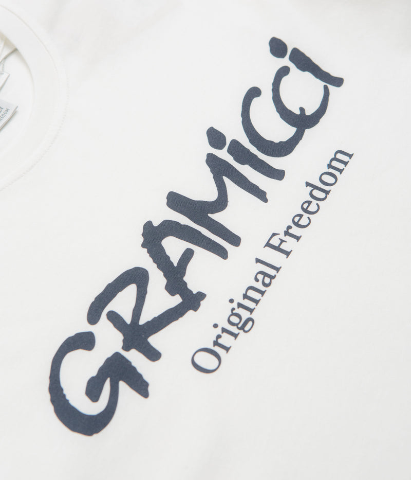 Gramicci Original Freedom Logo T-Shirt in White
