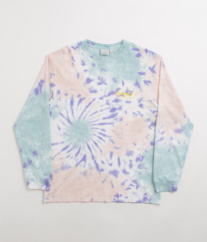 Gramicci Oval Long Sleeve T-Shirt in Blue Tie Dye
