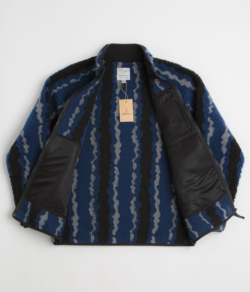 Gramicci Sherpa Jacket in Navy Ripple