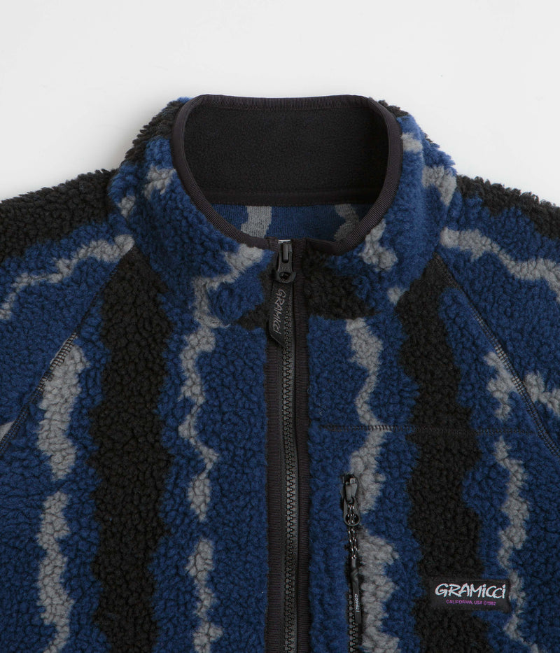 Gramicci Sherpa Jacket in Navy Ripple