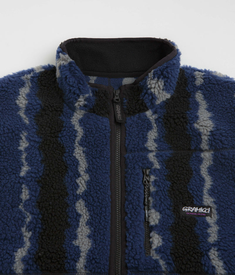 Gramicci Sherpa Vest in Navy Ripple