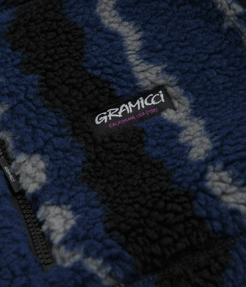 Gramicci Sherpa Vest in Navy Ripple