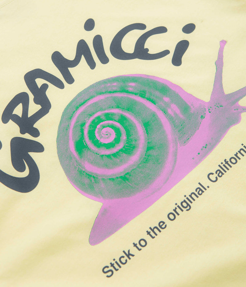 Gramicci Snail T-Shirt in Lemon