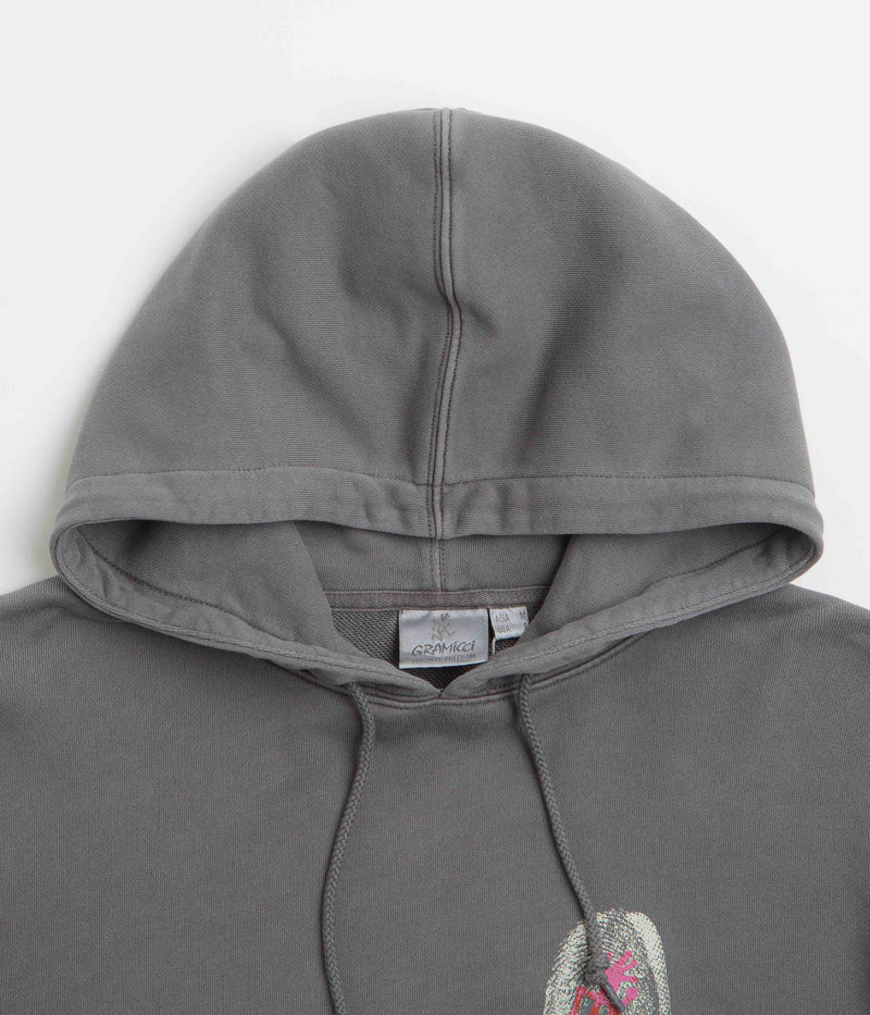 Gramicci Thumbprint Hoodie in Charcoal Pigment