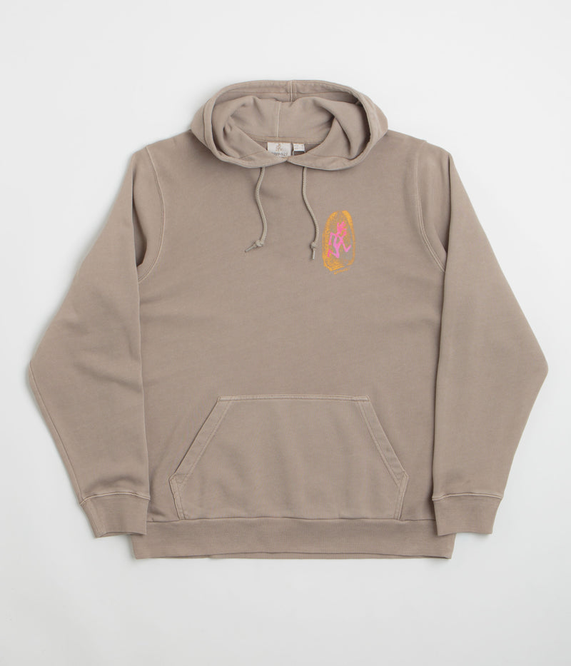 Gramicci Thumbprint Hoodie in Sand Pigment