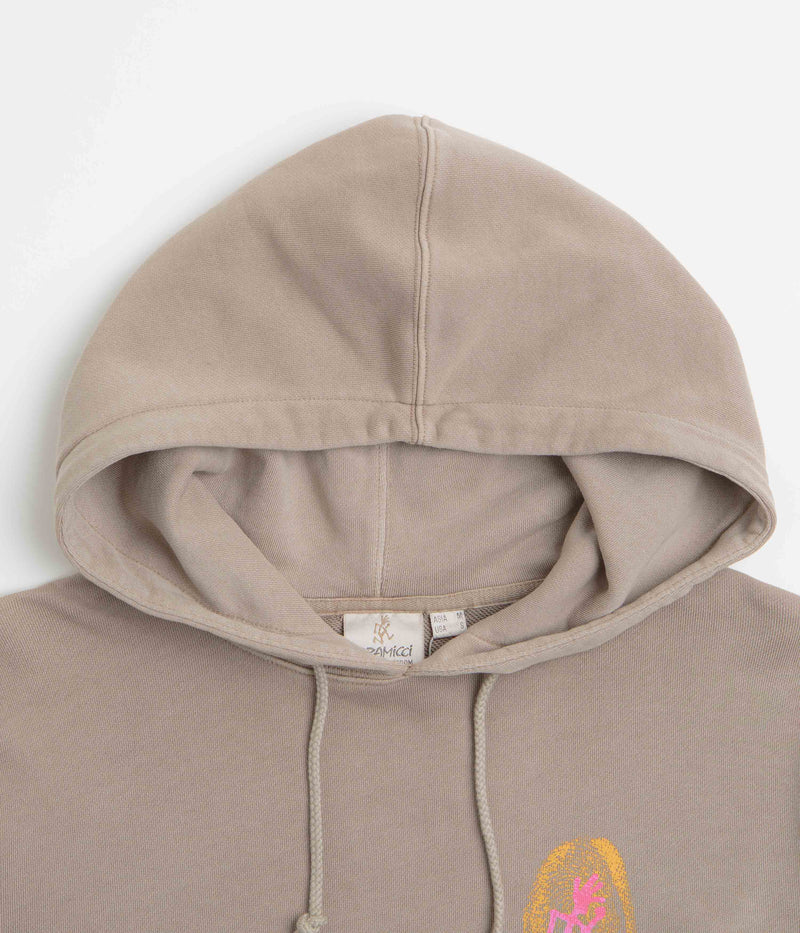 Gramicci Thumbprint Hoodie in Sand Pigment