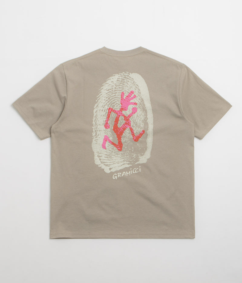 Gramicci Thumbprint T-Shirt in Khaki