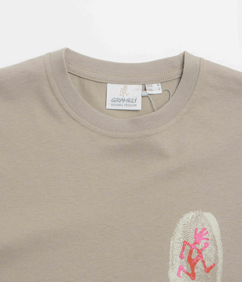 Gramicci Thumbprint T-Shirt in Khaki