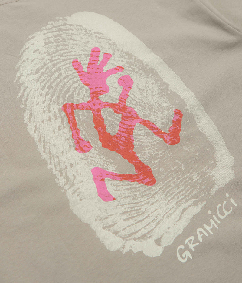 Gramicci Thumbprint T-Shirt in Khaki