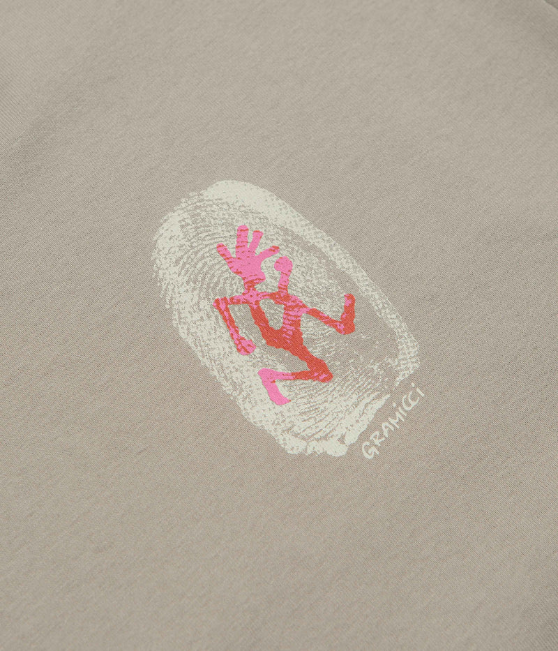 Gramicci Thumbprint T-Shirt in Khaki
