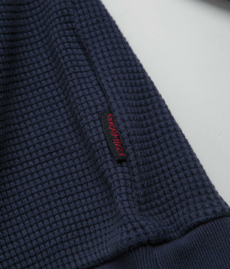 Gramicci Waffle Crewneck Sweatshirt in Gradient Dye