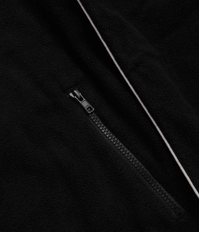 Grand Collection x Umbro 1/4 Zip Micro Fleece in Black and White