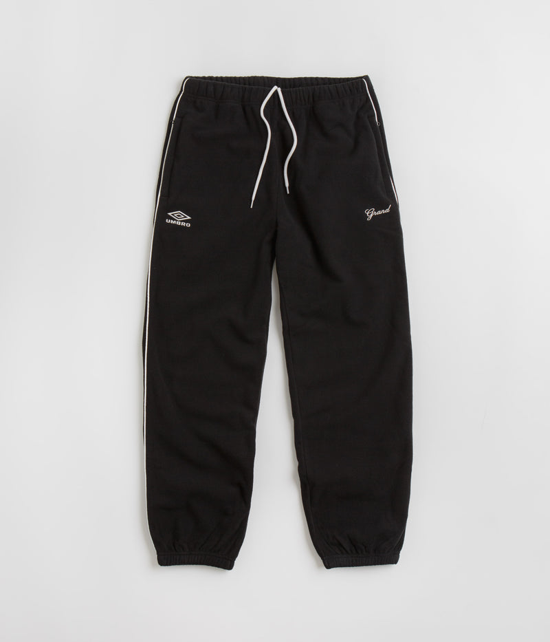 Grand Collection x Umbro Micro Fleece Sweatpants in Black and White