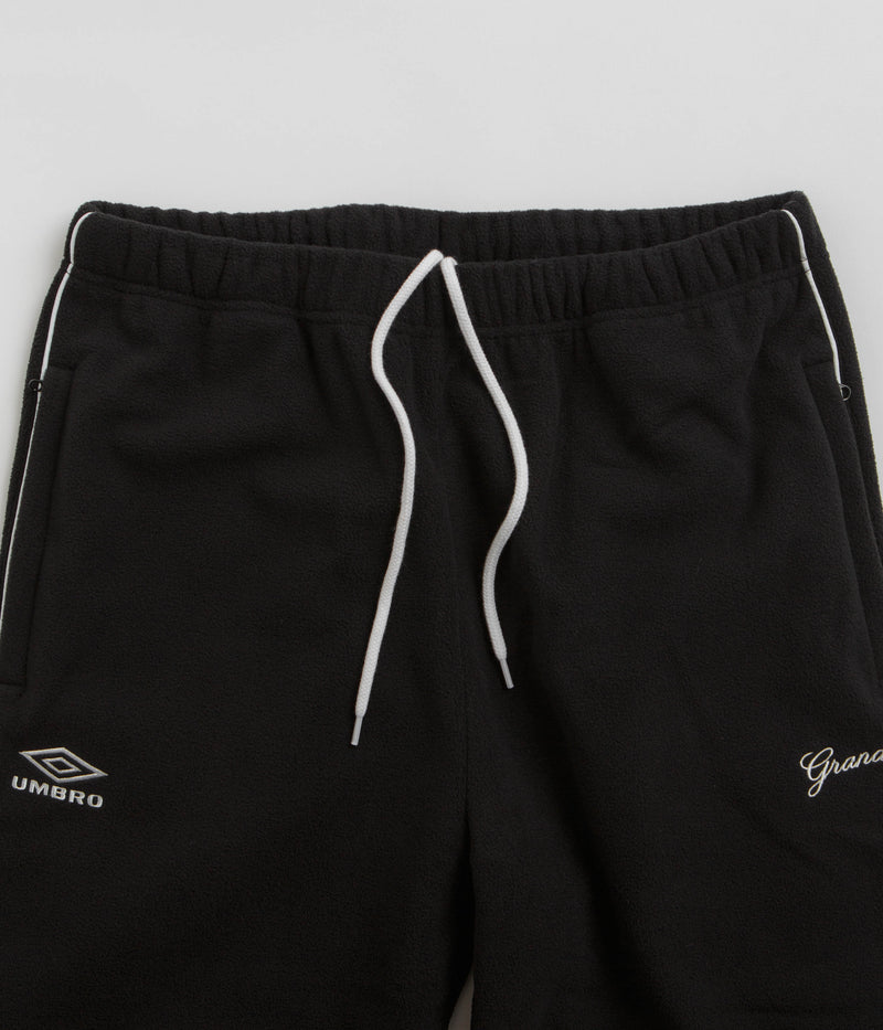 Grand Collection x Umbro Micro Fleece Sweatpants in Black and White