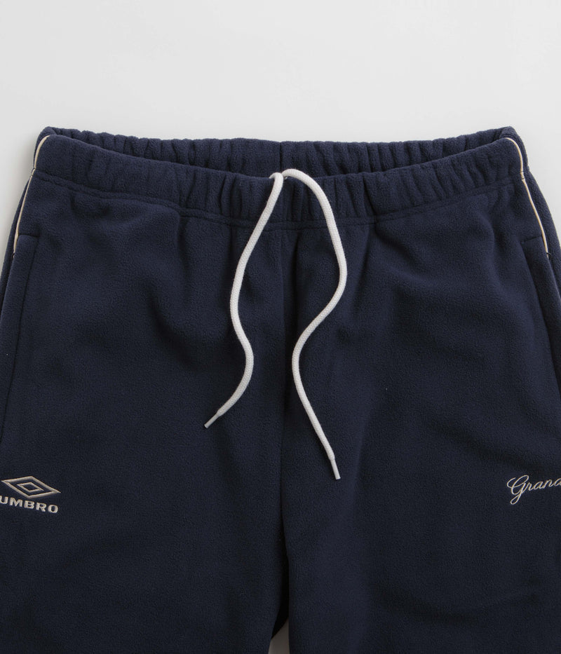 Grand Collection x Umbro Micro Fleece Sweatpants in Navy and Cream