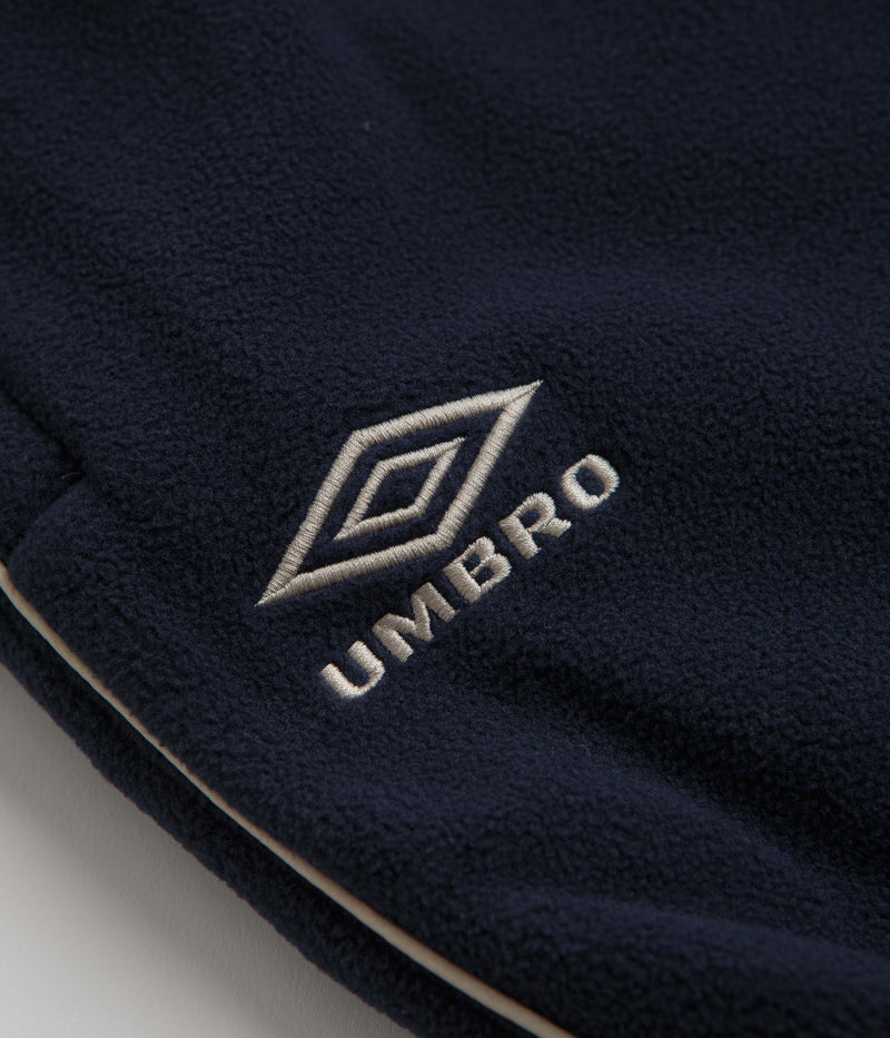 Grand Collection x Umbro Micro Fleece Sweatpants in Navy and Cream