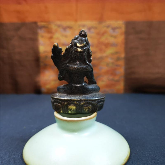 Green Tara 2.28" - Tibetan Buddhist statue, view 6