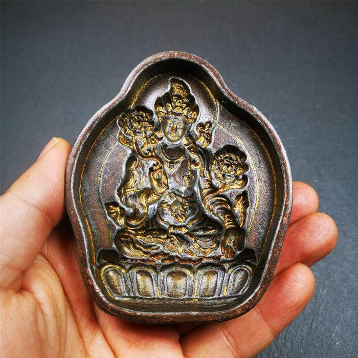 Green Tara Tsa Tsa Mold - Tibetan tsa tsa mold, view 7