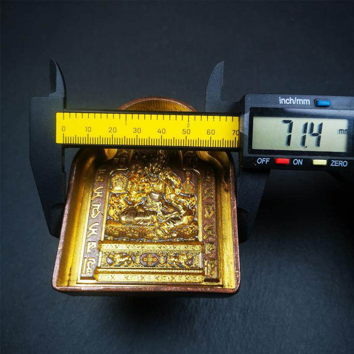 Green Tara with Mantra Tsa Tsa Mold - Tibetan tsa tsa mold, view 8