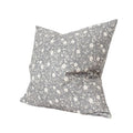 Grey Floral Cushion