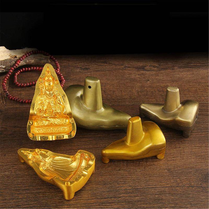 Guru Rinpoche, Padmasambhava Tsa Tsa Mold - Tibetan tsa tsa mold, detailed view