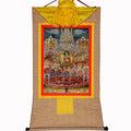 Guru Rinpoche Refuge Tree - Tibetan thangka painting, view 8