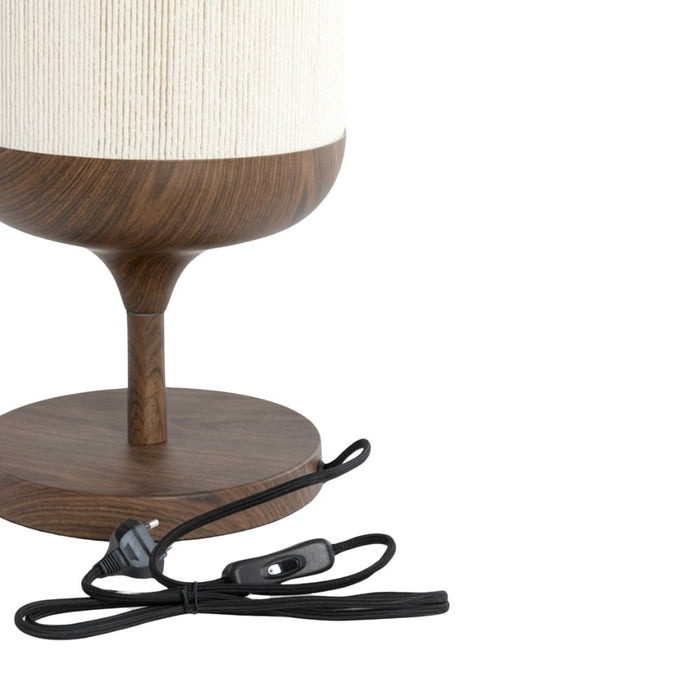 Hallie Wood Print Table Lamp