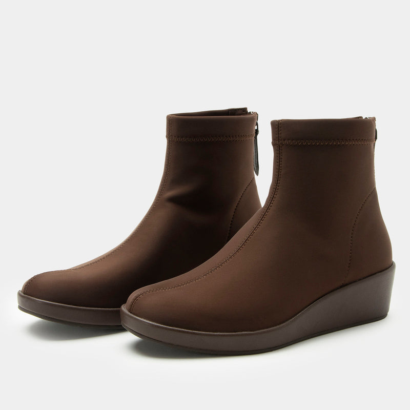 Harmoni Chocolate Boot | Alegria Shoes