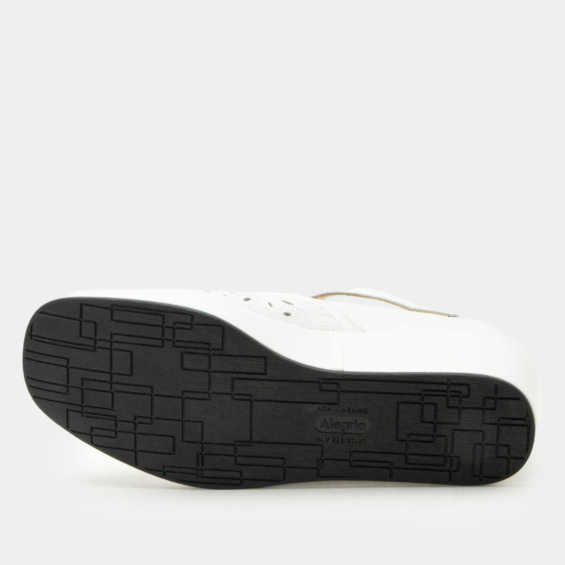 Hayes White Breeze Shoe | Alegria Shoes