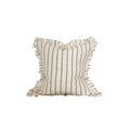 Heidi Cream & Brown Striped Cushion