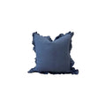 Heidi Navy Ruffle Cushion