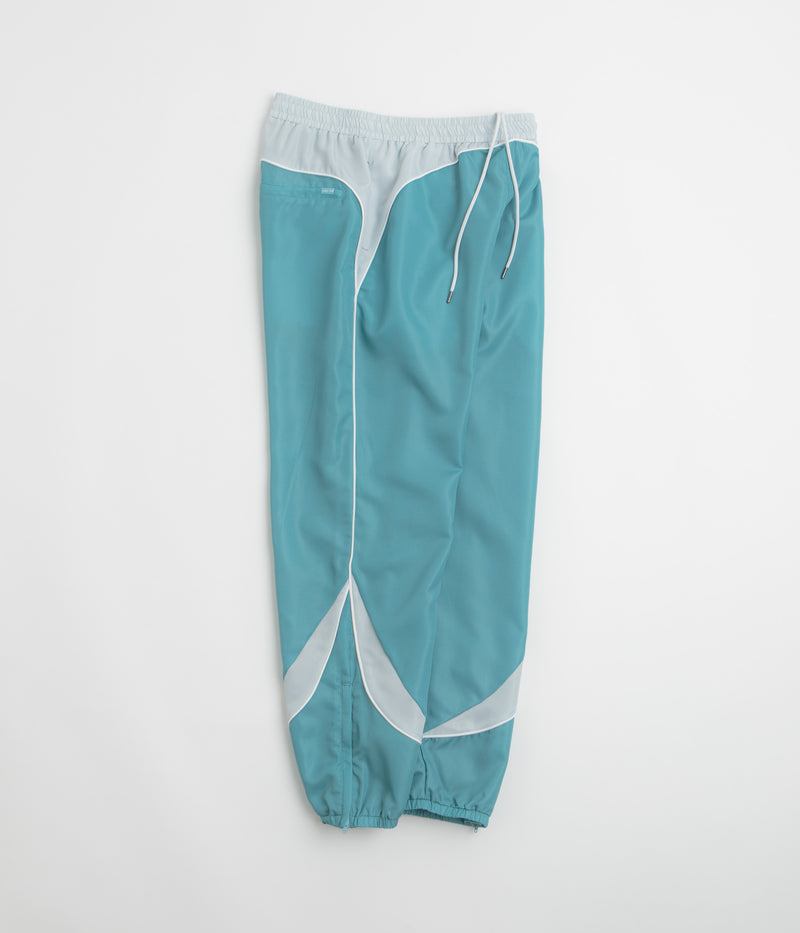 Helas Compete Tracksuit Pants in Grey and Blue